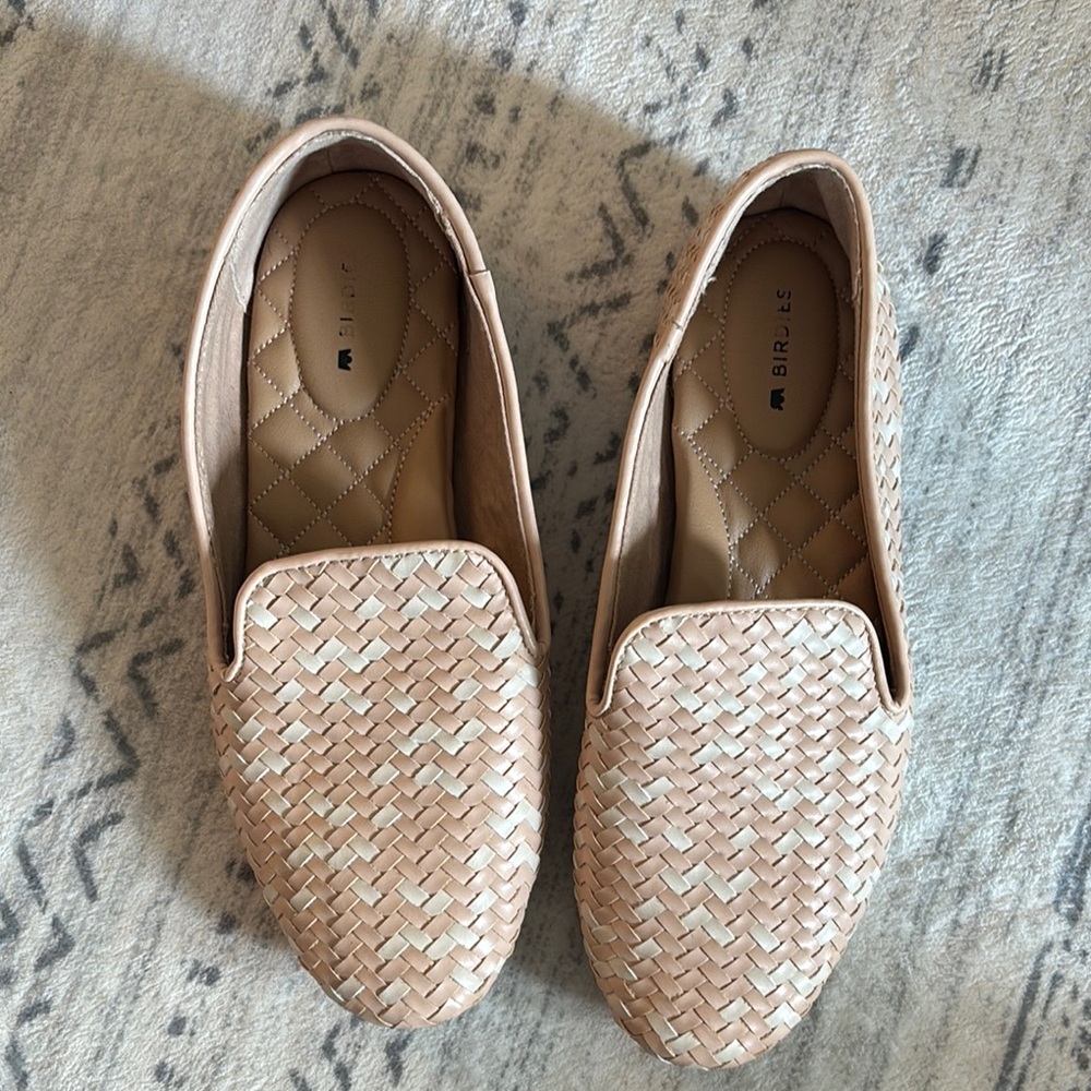 Birdies cream/white Woven Loafers - Picture 2 of 6
